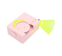 Kit per Allenatore di Badminton per Giocatore Singolo Set di Allenamento Completo Aiuto per Esercitarsi nel Badminton con Materiale ABS Telecomandato per Il Gioco al Coperto (Pink)