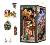 Kit per angolo del libro, casa delle bambole giapponese, libreria, piccola casa, libreria, decorazione 3D in legno, kit fai da te in miniatura per adulti, regali artigianali per adulti, adolescenti e