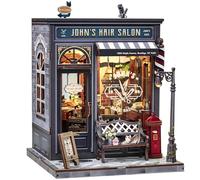 Kit per angolo del libro, casa delle bambole giapponese, libreria, piccola casa, libreria, decorazione 3D in legno, kit fai da te in miniatura per adulti, regali artigianali per adulti, adolescenti e