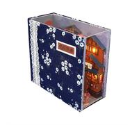 Kit per angolo libro, kit fai da te in miniatura per adulti, adolescenti e principianti, set di casa in miniatura artigianale vintage, fermalibri in legno 3D, inserto per libreria, diorama