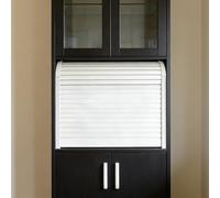 Kit per ante a rullo, Kit maniglia for porta avvolgibile manuale in ABS, binari for, for armadio, guardaroba, camper, dimensioni multiple(43x32in/109x81cm)