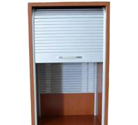 Kit per ante a tamburo con tapparella, Kit for porta dell'armadio con serranda avvolgibile in ABS multicolore, dimensioni multiple(30x38in(76x97cm))