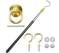 Kit per apertura finestra a scomparsa in acciaio inox da 56 a 164 cm per un migliore accesso domestico