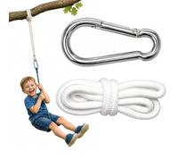 Kit per Appendere Amache e Altalene | Kit Completo incl Moschettoni e Corde | Peso Massimo supportato 160 kg
