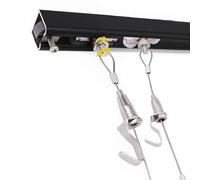 kit per appendere i quadri Galleria D'arte Montaggio A Soffitto E A Parete Kit Per Appendere Quadri, Binario Per Esposizione Foto Corde In Acciaio Per Biblioteche/musei/scuole(Wall mount,2.5m/8.2ft Ca