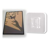 kit per appendere i quadri Ganci per quadri senza danni al muro, ganci adesivi da parete per cornici, quadri senza chiodi, foto, supporti da parete resistenti e rimovibili(5 pack)