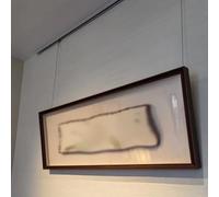 kit per appendere i quadri Mostre/ Festival D'arte/ Studio Appendimento A Parete E A Soffitto Per Gallerie, 150 Cm Di Lunghezza Mobile Binari Per Quadri Per L'esposizione Di Tele(Ceiling mount,2m/6.6f