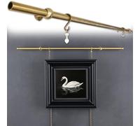 Kit Per Appendere I Quadri Mostre/ Festival D'arte/ Studio Appendimento A Parete per Gallerie, Barra per Specchi per Foto E Opere D'arte, Binario Quadri Sistema Galleria(1.70m (66.9in))