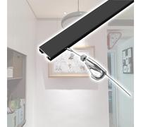 kit per appendere i quadri System Di Sospensione Per Opere D'arte Per Gallerie D'arte, Set Di Cornici Per Gallerie Espositive Per Strumenti Musicali/ Stampe/ Luci(120cm track,300cm steel cable)