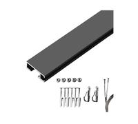 Kit per appendere quadri con funi metalliche in acciaio e ganci ferroviari, soluzione elegante per case, gallerie e musei