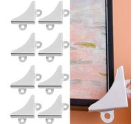Kit per appendere specchi con staffe e clip