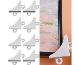 Kit per appendere specchi con staffe e clip