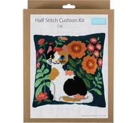 Kit per arazzo a mezzo punto Trimits Cuscino gatto