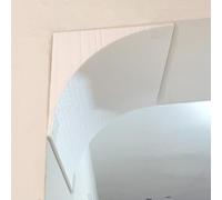 Kit per Arco Arrotondato per Porta, 2 Pezzi, Angolo per Arco in Schiuma Verniciabile, Modanatura Prefabbricata per Arco Semicircolare per Porta(44x44x44cm/17.3x17.3x17.3")