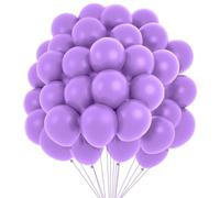 Kit per arco di palloncini, 30,5 cm, 60 palloncini viola, per baby shower, feste di compleanno, matrimoni, addio al nubilato, anniversari, feste di carnevale, Capodanno, Halloween, Natale, per ragazze