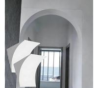 Kit per arco in gesso per porte e aperture, set decorativo | Kit per arco in gesso durevole per corbelli decorativi in porte e aperture, migliora l'architettura della parete