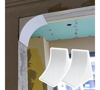 Kit per Arco per Porta, 2 Pezzi Kit per Arco per Porta in Schiuma - Leggero, preassemblato, per Aperture circolari - Ideale per Interni, corridoi, caffè, Decorazioni per Hotel - Bianco, 26x3