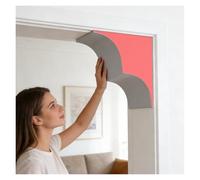 Kit Per Arcos Da Parete Pretagliato In Gesso Con Dimensioni Personalizzabili, Confezione Da 2, Rivestimento Angolare Per Arcos A Doppia(25x25x23cm)