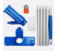 Kit per aspirapolvere per piscina, con spazzola e borsa a rete riutilizzabile, per acqua a pressione, per piscine fuori terra, spa, vasche idromassaggio e stagni