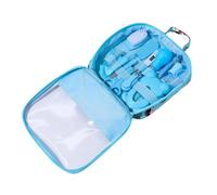 Kit per assistenza sanitaria e toelettatura per bambini Aspiratore nasale per bambini Tagliaunghie Set di spazzole per capelli Kit per la cura della pulizia quotidiana del neonato 13 pezzi/set, Stile