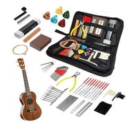 Kit per attrezzi per chitarra elettrica, kit di configurazione per chitarra - 72x Lutero Strumenti con borsa per il trasporto | ACCESSORI PER STRUMENTI A CHAMENTI Set con catene Picks Bridge Pins