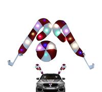 Kit per auto renna di Natale - Set di costumi automobilistici decorazione auto a LED | Decorazione di veicoli di vacanza per camion furgone specchio tetto