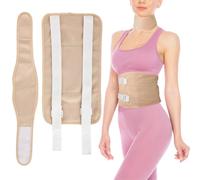 Kit per avvolgere gli oli essenziali, 2 cuscinetti riutilizzabili per compressione per vita e collo, con cinghie regolabili, a prova di perdite