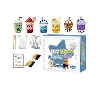 Kit per bambini per tè e latte - Set completo di artigianato | Sewing Project Kit For Beginners, DIY Arts & Crafts Learning Toy, Fabric Śewing Мit For Kids - F́or Boys Girls Home School Rainy Day