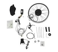 Kit per bicicletta elettrica da 24", kit per bicicletta elettrica con custodia per controller, motoriduttore senza spazzole, regolazione a 5 marce, kit ruota anteriore per bicicletta elettrica