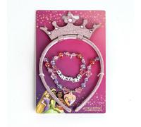 Kit per Bijoux Disney Princess Rosa 3 Pezzi