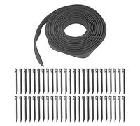 Kit per bordi paesaggistici Durevole e facile installazione per paesaggi da giardino verdi (Grey)