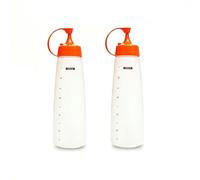 Kit per bottiglia Squeeze 2PZ Plastica 300/550ml con Ugello di Precisione per