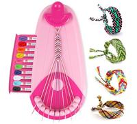 Kit per Braccialetti Ragazza, Braccialetti Amicizia Bambini 5-12 Anni, Kit Artigianali Bracciali Intrecciati Tessuto Braccialetto Fai da Te, Idee Regalo Bambina 6 7 8 9 10 11 12 Anni Compleanno