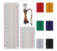 Kit per breadboard senza saldatura, 1 pezzo 830 punti di fissaggio e 1 pz 400 pu