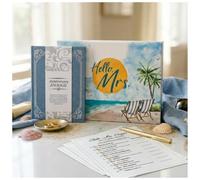 Kit per cambio nome dopo il matrimonio | Include libro dei ricordi per anniversario per coppie, scatola per cambio nome personalizzata e album di ritagli è un regalo perfetto per la lista nozze per le