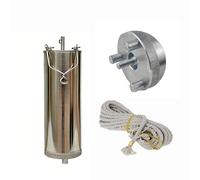 Kit per campionamento Olio Industriale - Bottiglia per la Raccolta di liquidi da 500 ml, Realizzata in Acciaio Inossidabile, Adatta all'Uso in Fabbrica. Il Contenitore per la Raccolta del ca
