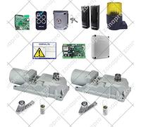 Kit per cancello a battenti 3,5 mt 500 kg 230v GENIUS ROLLER KIT 868 MHZ 5170207