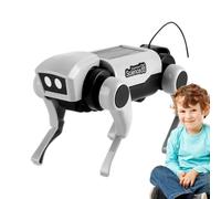 Kit per Cane Robot Solare - Giocattolo per Cane Robot Intelligente | Kit di sperimentazione scientifica | Kit di robotica a energia solare Cani meccanici fai da te | Kit di apprendimento della scienza