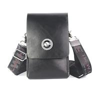 kit per capelli del salone, Borsa porta attrezzi da salone, forbici, custodia in pelle PU multicolore, 8,7x5,3 pollici, confezione da 8(G)