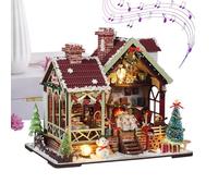 Kit Per Casa In Miniatura | Modello Artigianale 3D Fai Da Te In Legno | Kit Per Costruire Una Piccola Casa Artigianale,Per Amanti Famiglia Amici Ragazze Adolescenti