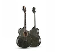 Kit per chitarra acustica per principianti con custodia, accordatore, tracolla, corde, plettri, capotasto, set completo per giocatori adulti e adolescenti