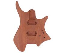 Kit Per Chitarra Fai Chitarra Elettrica Fai Da Te A 6 Corde Senza Paletta Corpo In Mogano Parti Lucidate