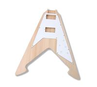 Kit Per Chitarra Fai Chitarra Elettrica In Mogano Fatta A Mano Con Corpo Triangolare Accessori Semilavorati E Battipenna(Set)