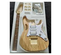 Kit Per Chitarra Fai Componenti Per La Produzione Di Chitarre Elettriche Corpo In Legno Massello Di Acero E Tiglio Con Macchie Dacqua(V5)