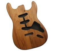 Kit Per Chitarra Fai Corpo In Frassino Di Palude Carbonizzato Adatto Per Chitarra Elettrica ST Foro Per Pickup SSS