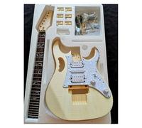 Kit Per Chitarra Fai Kit Di Produzione Per Chitarra Elettrica Double Rocker Tiger Maple Basswood Corpo In Legno Massello(A11)
