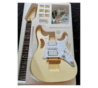 Kit Per Chitarra Fai Kit Di Produzione Per Chitarra Elettrica Double Rocker Tiger Maple Basswood Corpo In Legno Massello(A38)