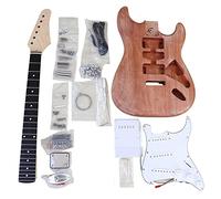 kit per chitarra incompiuto Chitarra Elettrica Prodotti Semilavorati Fai-da-te Assemblati Set Completo Di Accessori Corpo Chitarra Manico In Acero (Color : 01)