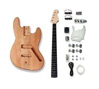 kit per chitarra incompiuto Con Tutti Gli Accessori Manico In Acero 21 Tasti Basso Elettrico Chitarra Elettrica Semilavorata Set Fai Da Te (Color : 02)