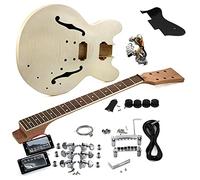 kit per chitarra incompiuto Dot Jazz Guitar Kit Di Accessori Per La Fabbricazione Del Lato Posteriore In Compensato Di Acero Per Principianti